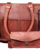 Womens Tote Handbag With Wallet Genuine Leather Rustic Crossbody Shoulder Purse Satchel Bag